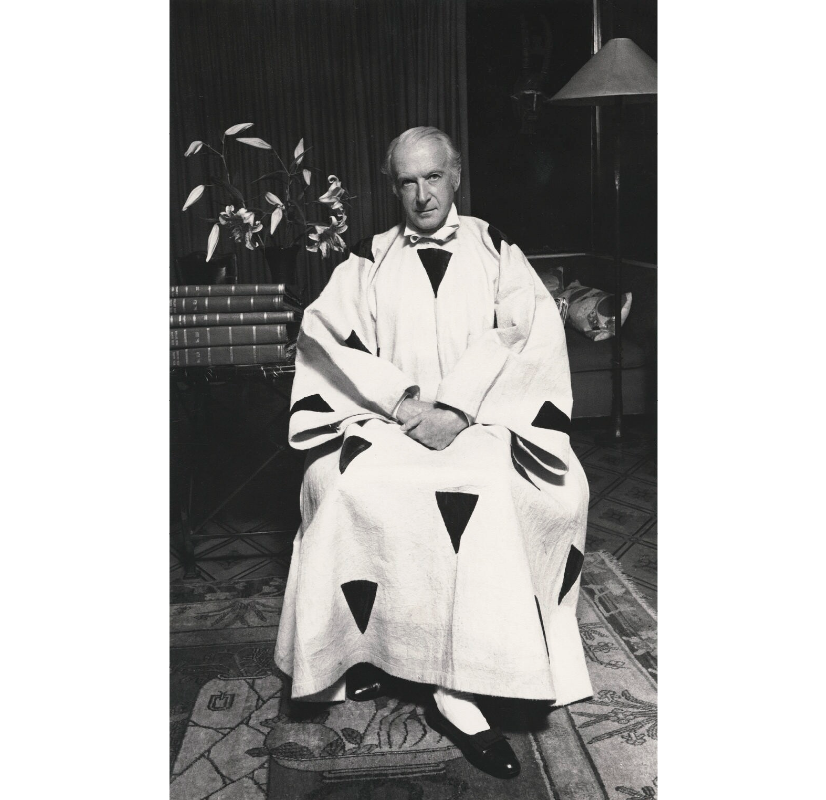 Cecil Beaton in Henry Matisse's costume for a Mourner ca 1920