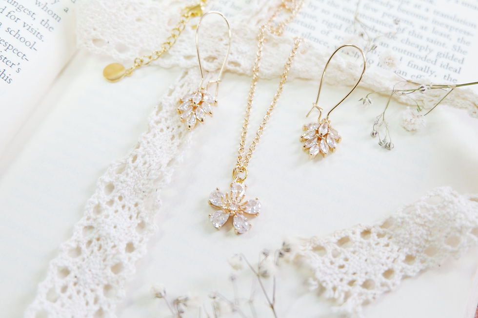 Thumbnail: Leaf Earrings, Bridesmaids Earrings