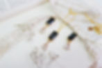 Thumbnail: Jet Black Vintage Earring and Necklace Set
