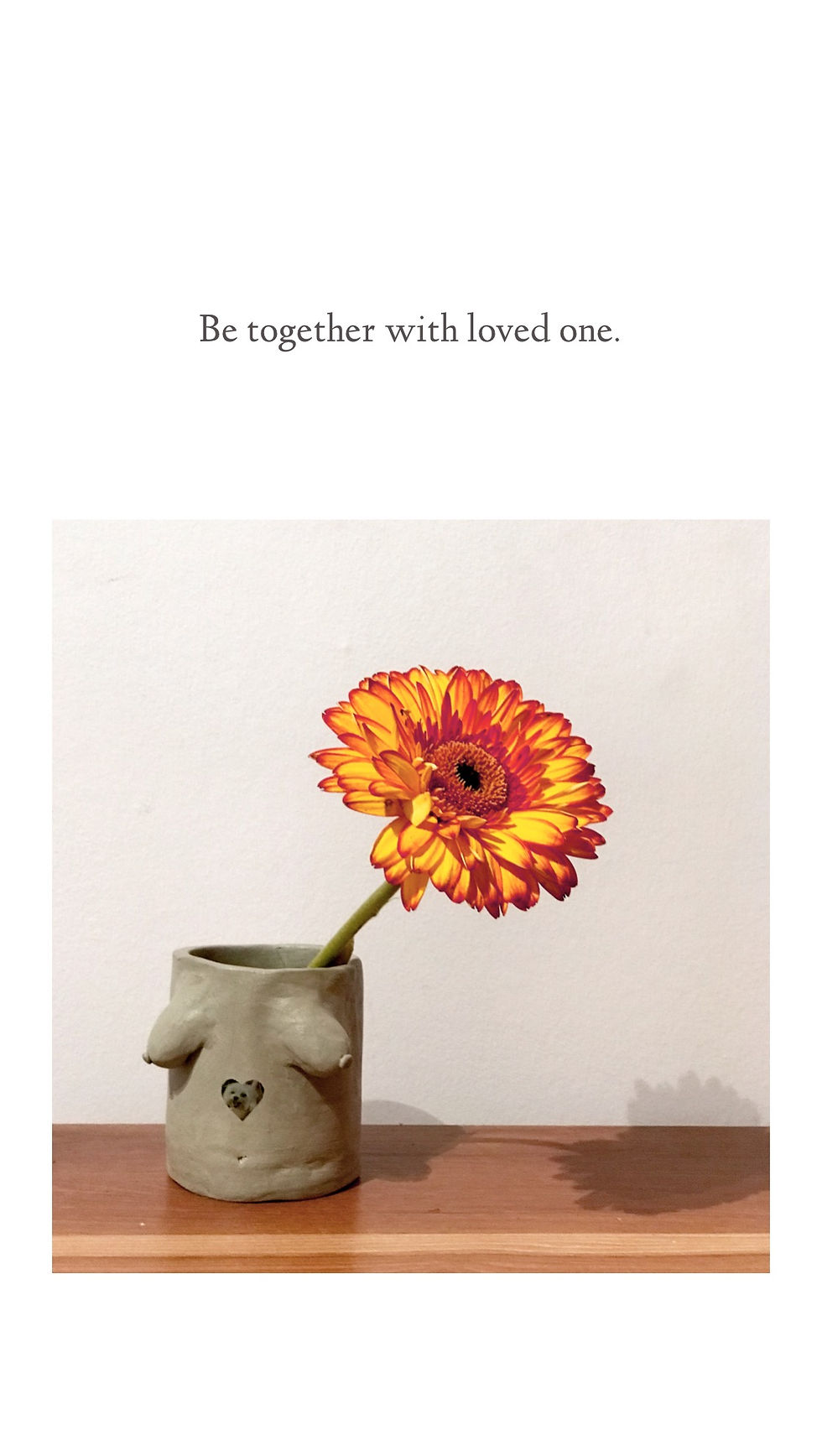 Thumbnail: Personalised Photo Engraved on Handmade Boob Pot- Grey