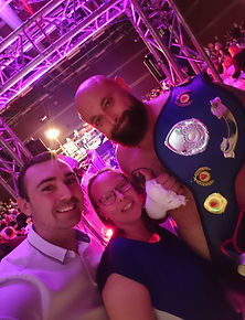 Travis, Janet & Ben Supporting our local charity FFC