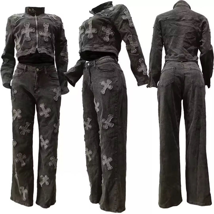 Thumbnail: Denim Jacket & Jeans Set