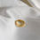 縮圖：純金Simple Ring