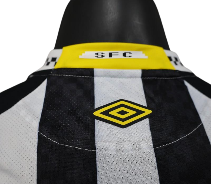 Miniatura: Camisa do Santos 2025/26 II Modelo Jogador Preta e Branca