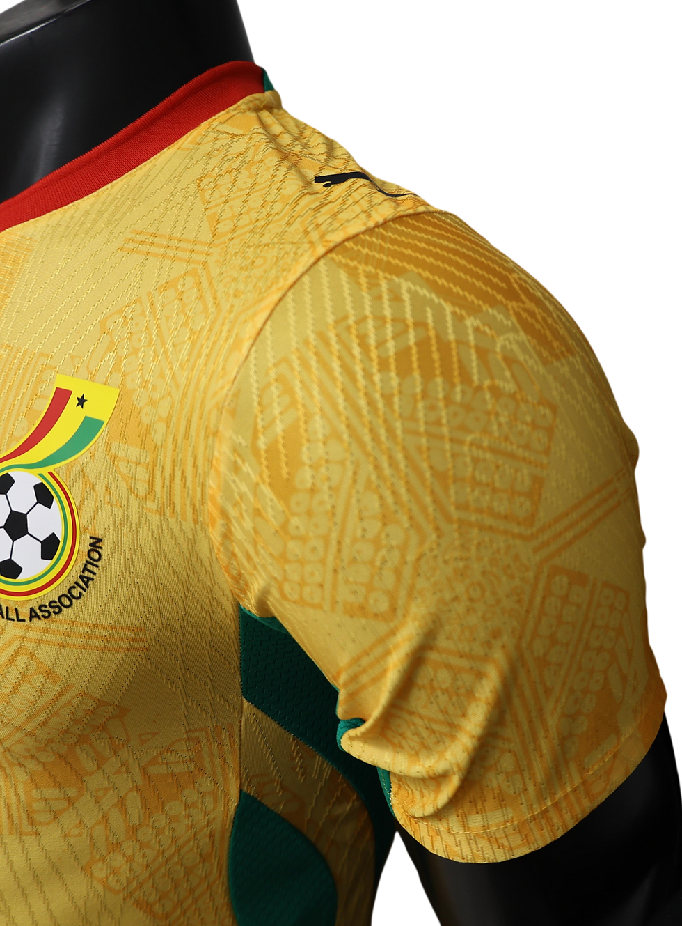 Miniatura: Camisa da Gana 2026/27 II Modelo Jogador Amarela