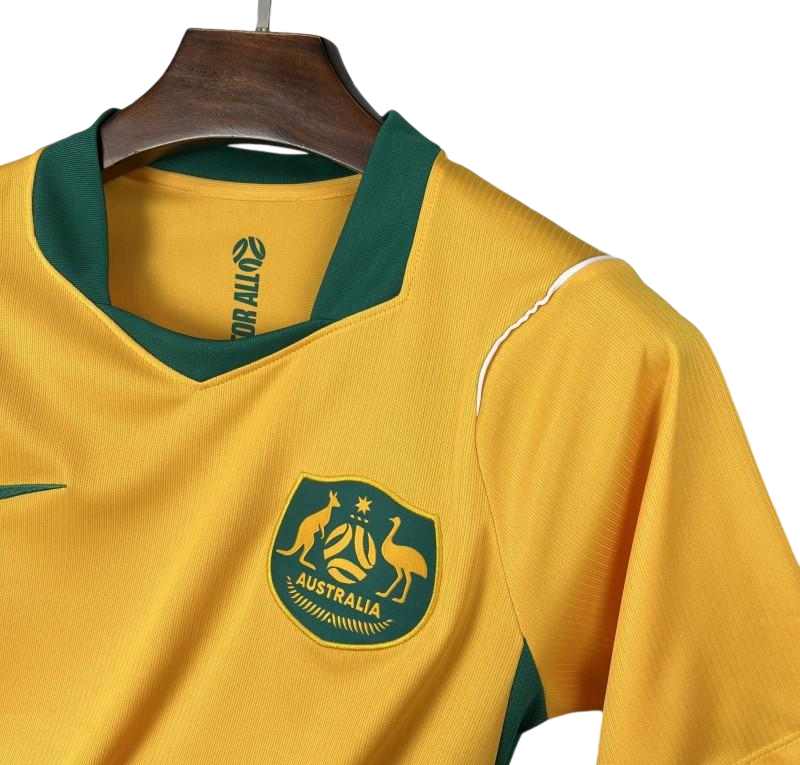 Miniatura: Camisa da Austrália 2026/27 I Modelo Torcedor Amarela