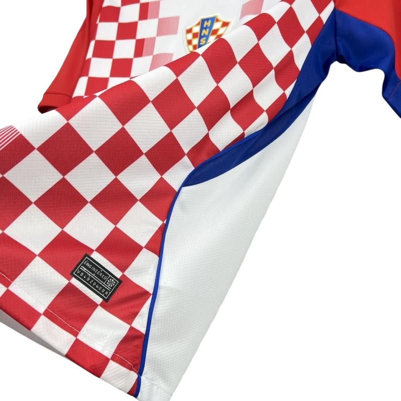 Miniatura: Camisa da Croácia 2026/27 I Modelo Torcedor Branca
