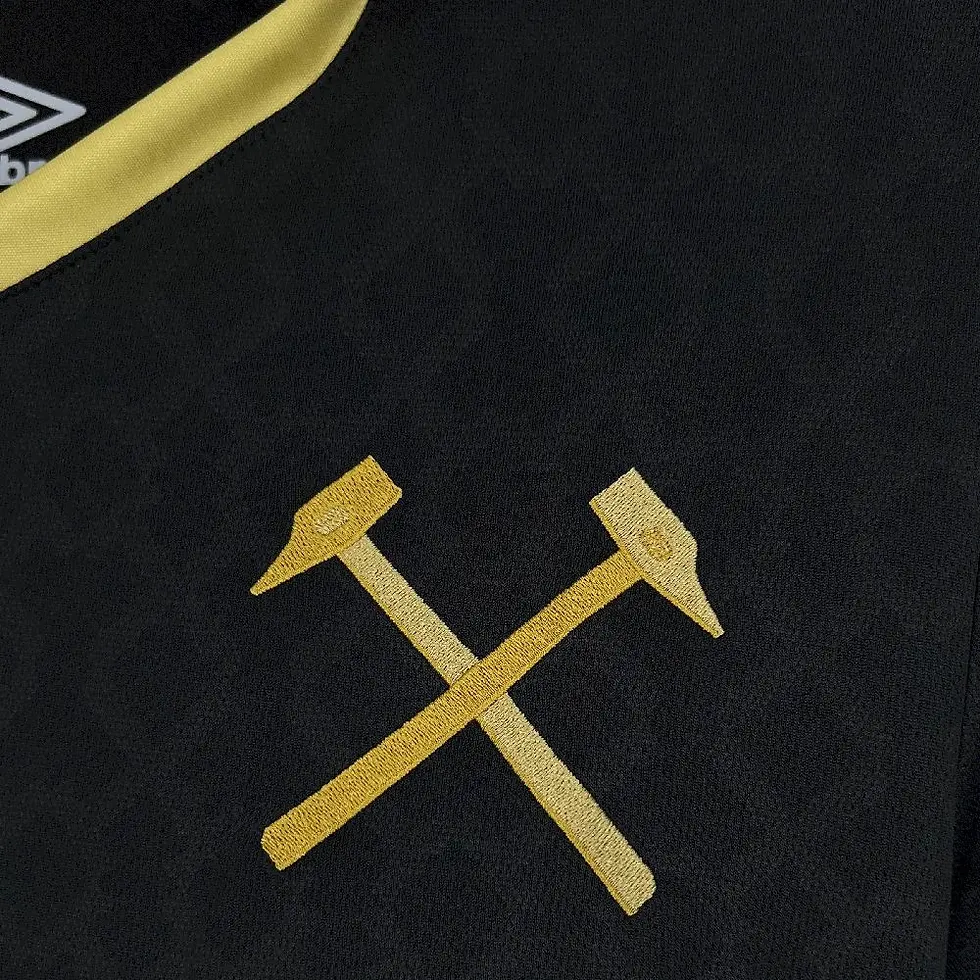 Miniatura: Camisa do West Ham 2025/26 III Modelo Torcedor c/Patrocínio Preta