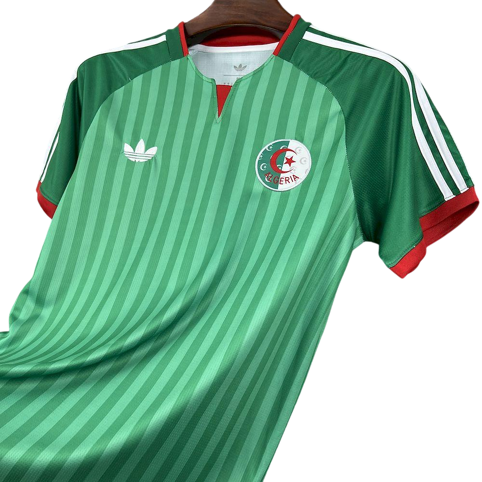 Miniatura: Camisa da Argélia 2026/27 II Modelo Torcedor Verde