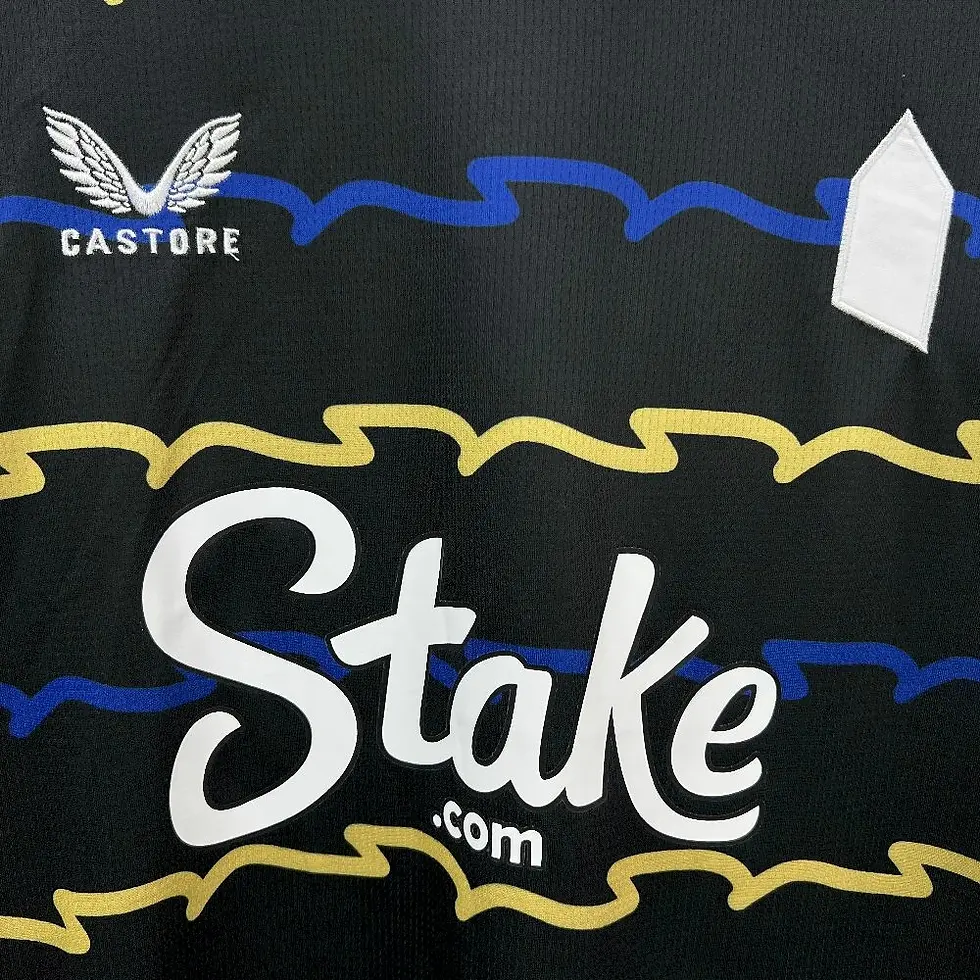 Miniatura: Camisa do Everton 2025/26 III Modelo Torcedor c/Patrocínio Preta