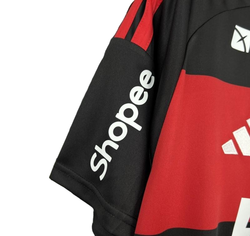 Miniatura: Camisa do Flamengo 2026/27 I Modelo Torcedor c/Patrocínio Vermelha e Preta