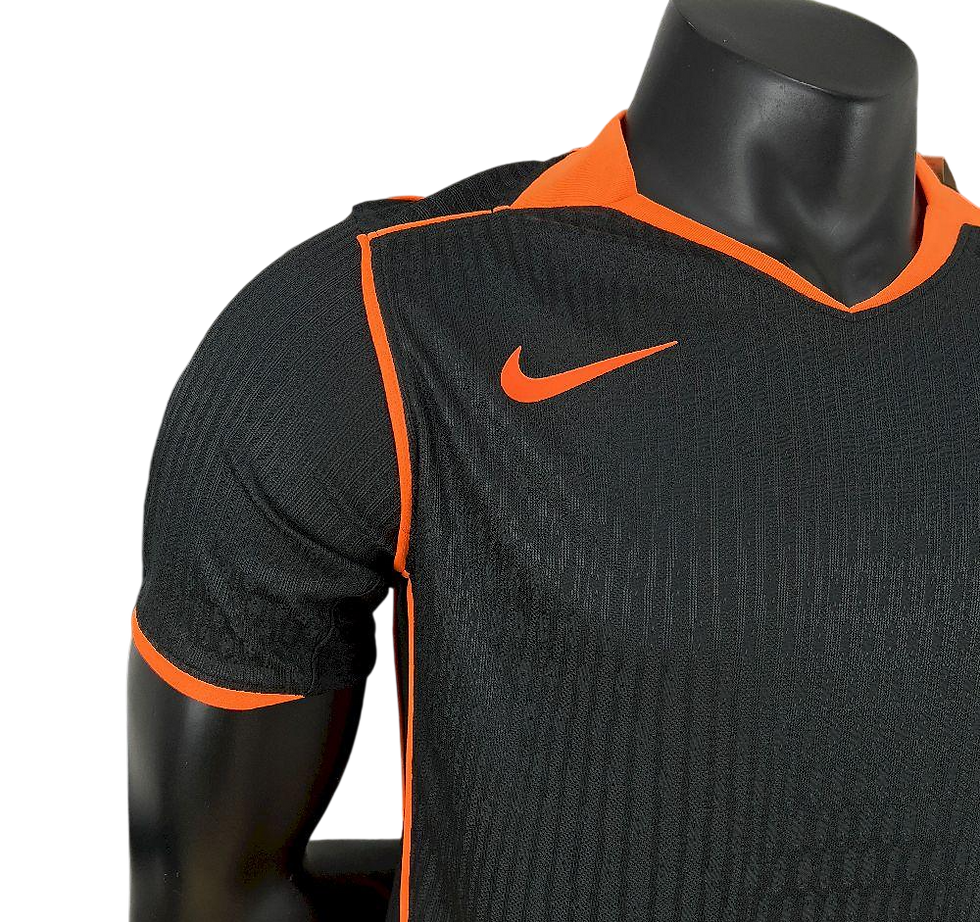 Miniatura: Camisa do Corinthians 2025/26 III Modelo Jogador Preta e Laranja