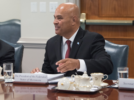 Outbound President of Micronesia unwilling to comply with China’s Pacific influence