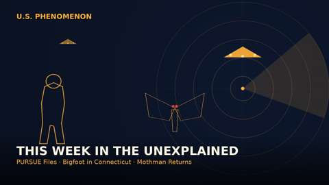This Week in the Unexplained: PURSUE Files, a Connecticut Sasquatch, and Mothman Comes Home