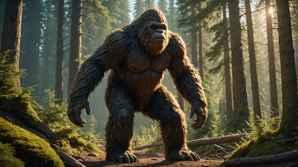 Early Artist's Depiction of Sasquatch