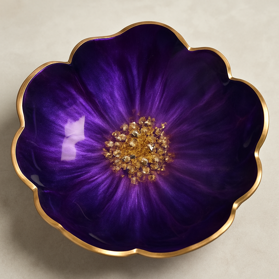 Thumbnail: Floral Bloom Resin Bowl