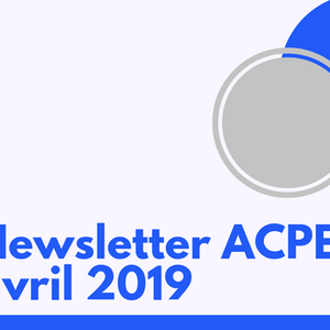 NEWSLETTER – Avril 2019