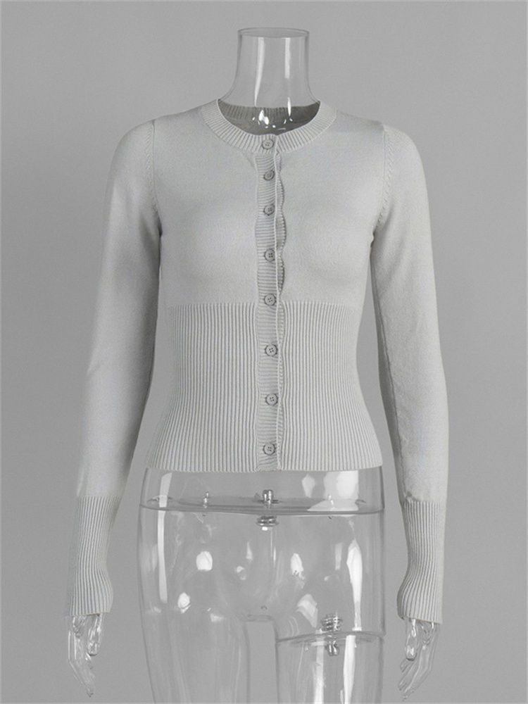 Thumbnail: Tossy Casual Knit Cardigan 