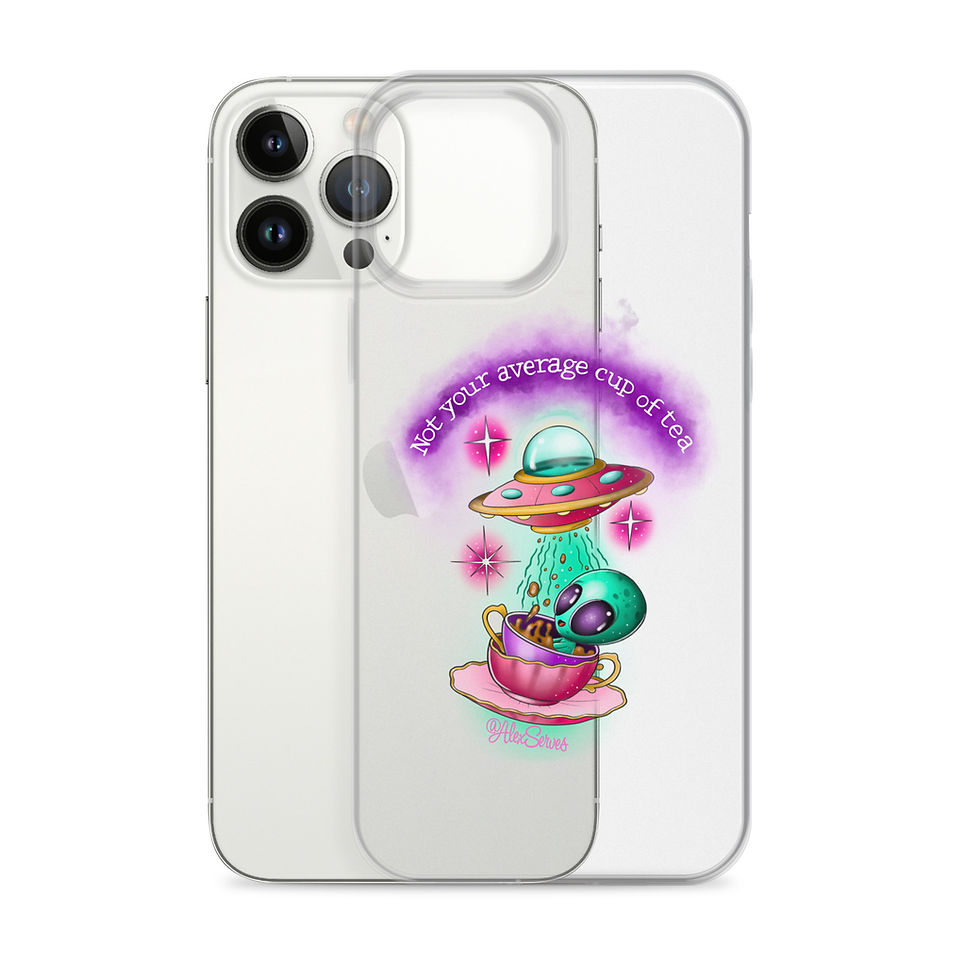 Thumbnail: Not Your Average Cup of Tea iPhone Case