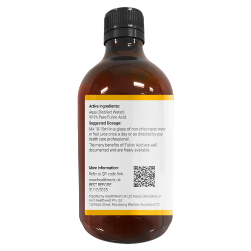 Healthwest Pure Fulvic 500ml x 2 Bottle Bundle | Healthwest UK