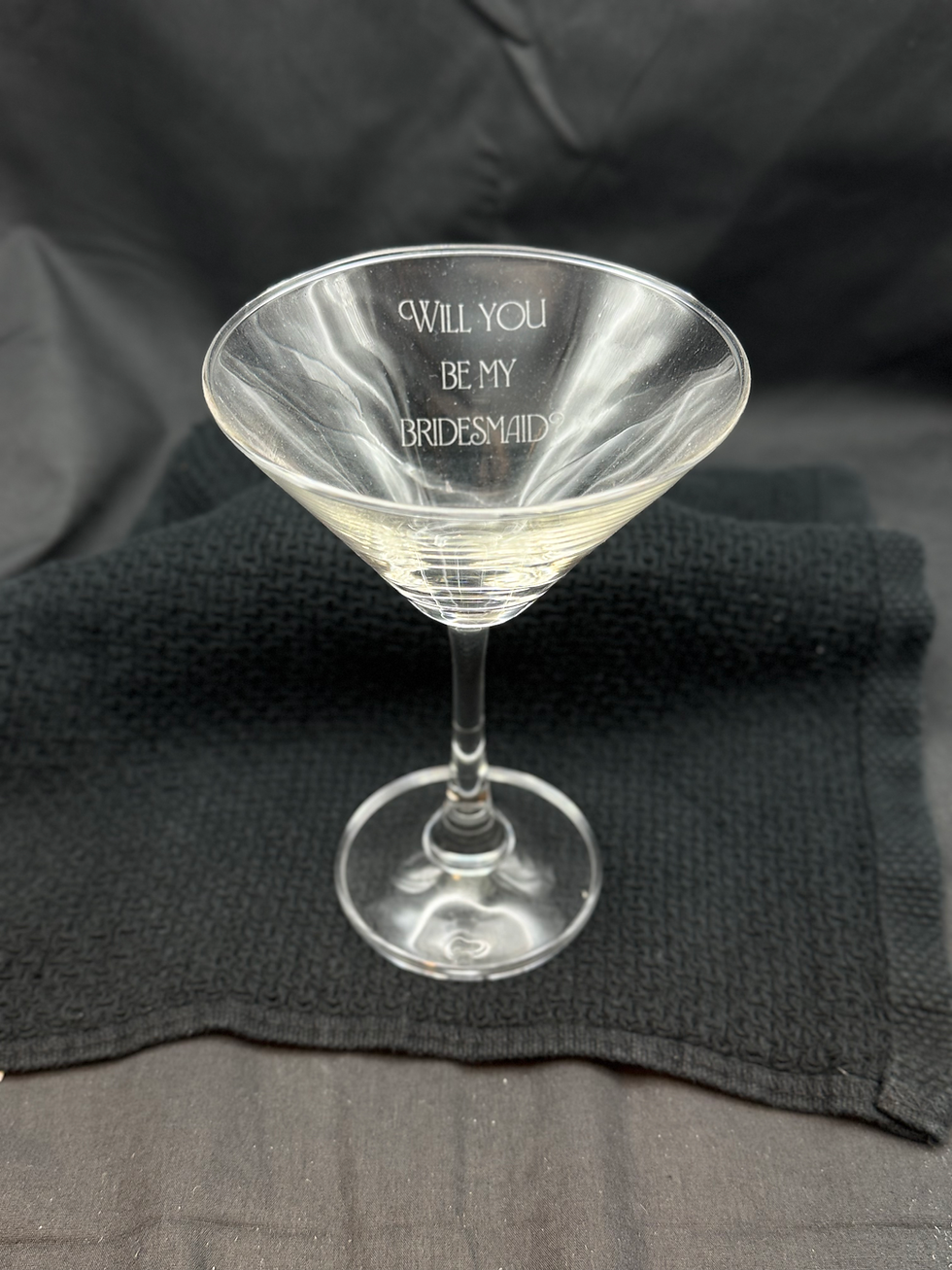 Custom Martini Glass