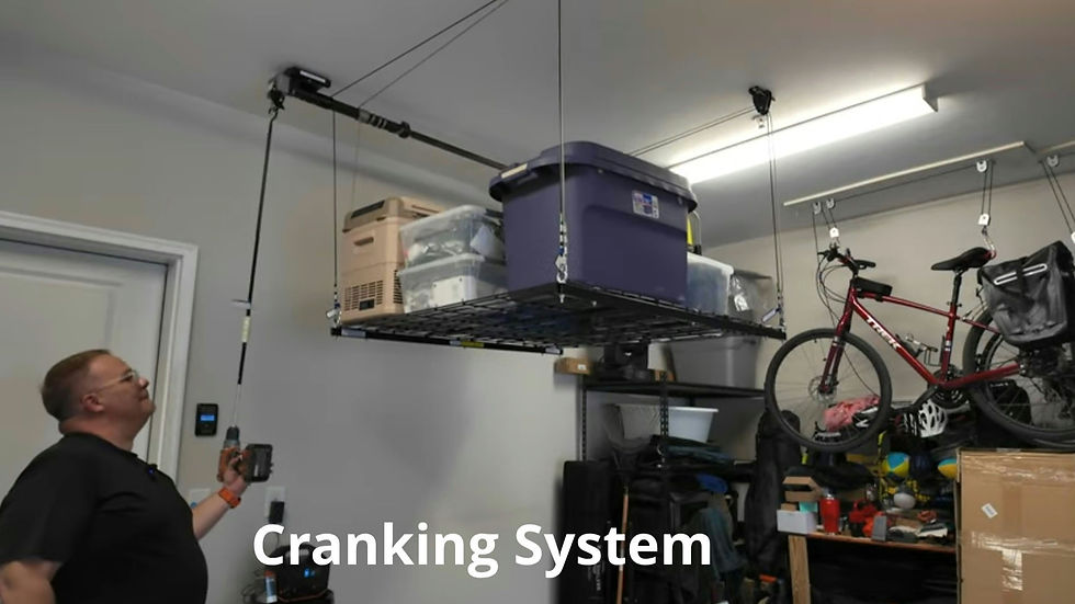 Using the cranking system for the first time.