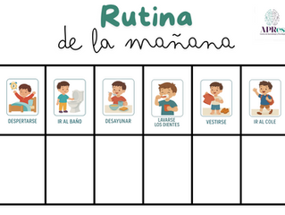 plantilla rutinas para fomentar la independencia en los niños