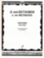 Title page for the Sonatinas
