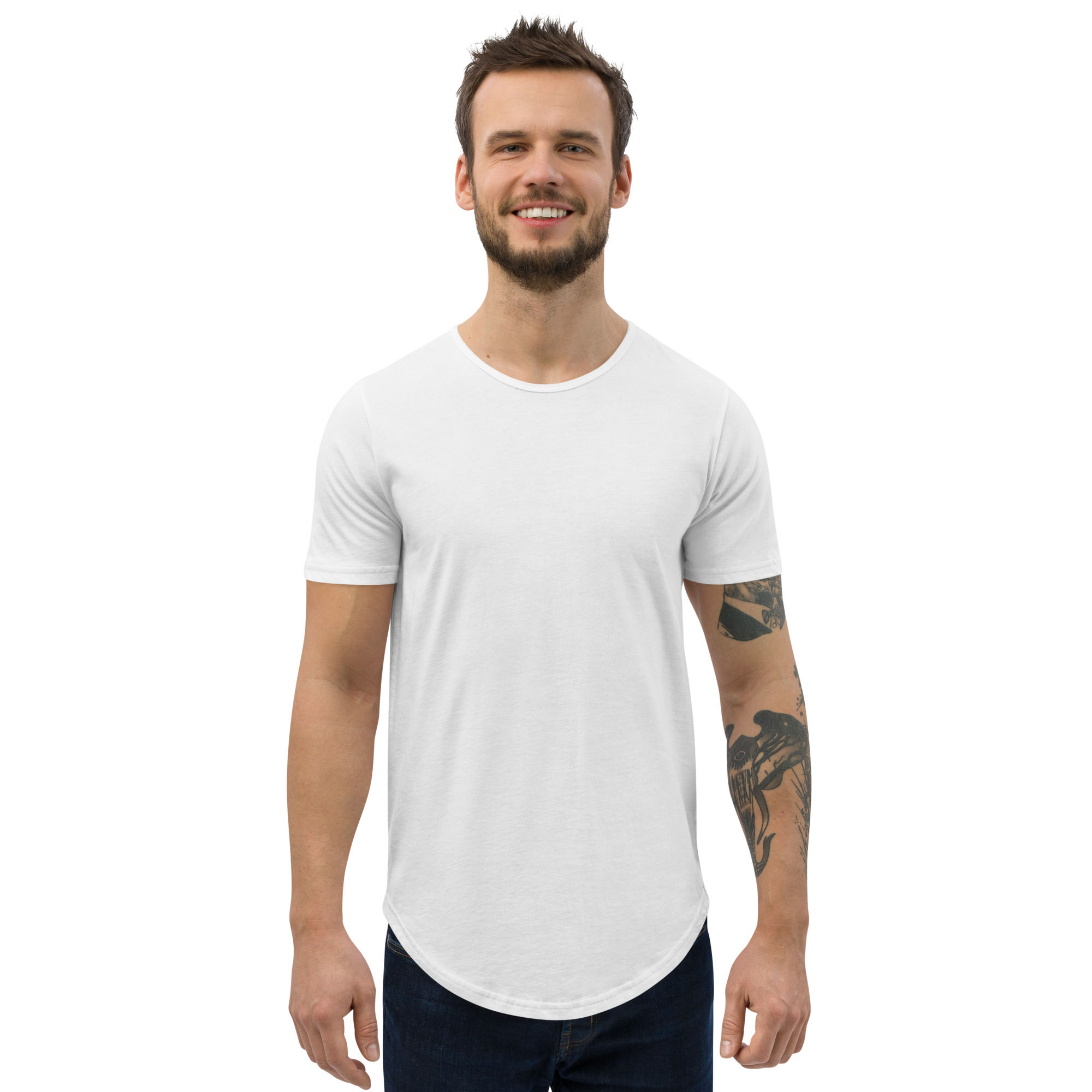 Ascend: White Letter T-Shirt