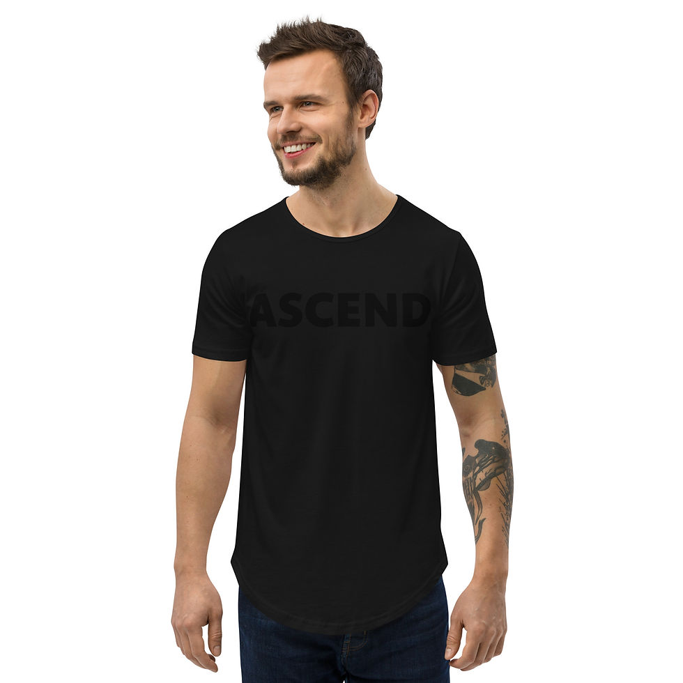 Thumbnail: Ascend: Black Letter T-Shirt