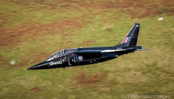 6. Qinetiq Alpha Jet flashes past Snakepit