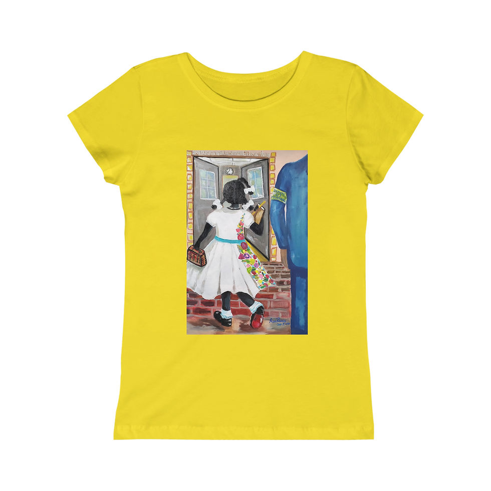 Thumbnail: Ruby's 1st School Day Girls Princess Tee
