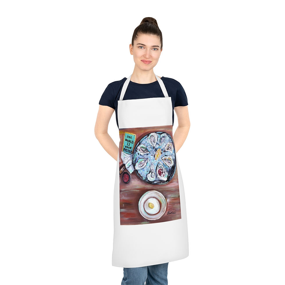 Thumbnail: The World Is Your Oyster- Adult Apron