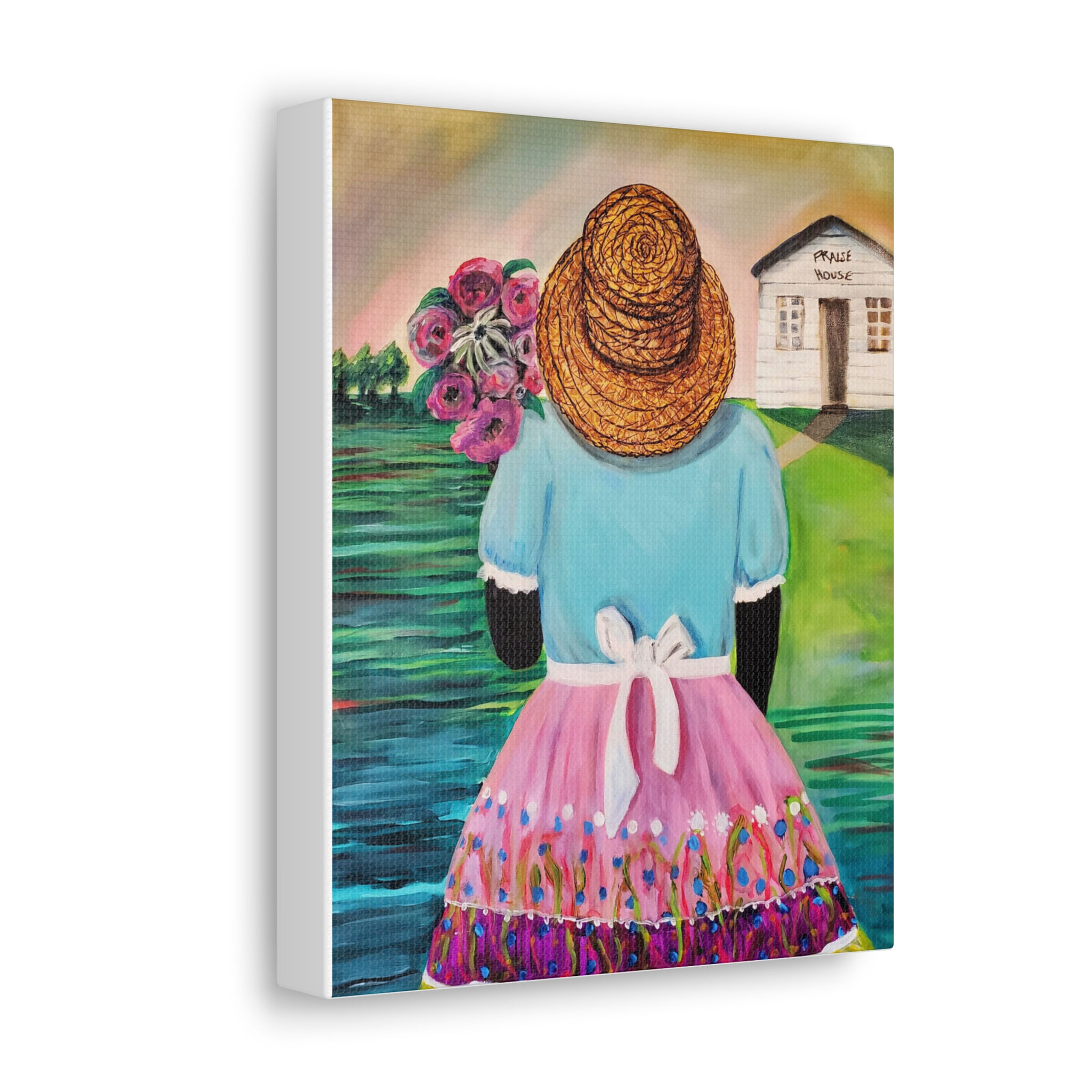 Praise house- Premium Gallery Wrap Canvas Print