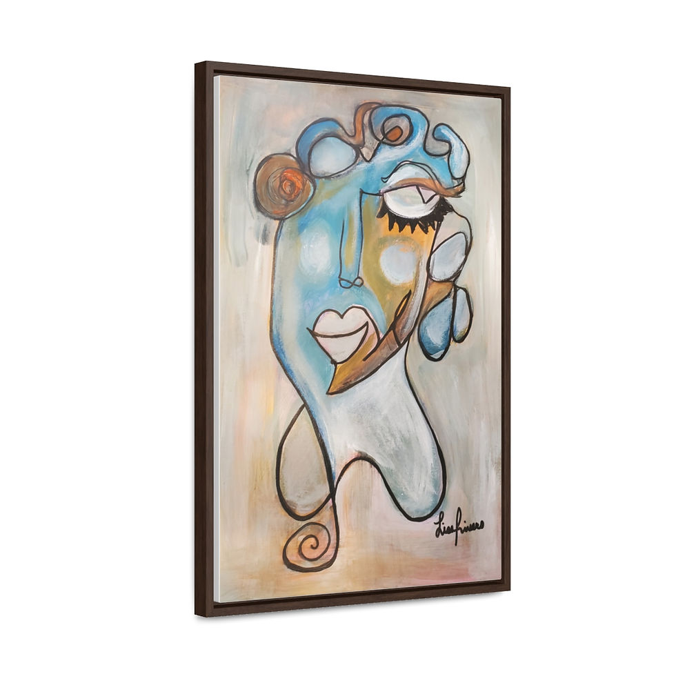 Thumbnail: Elegance My Sister- Framed Premium Gallery Wrap Canvas Print