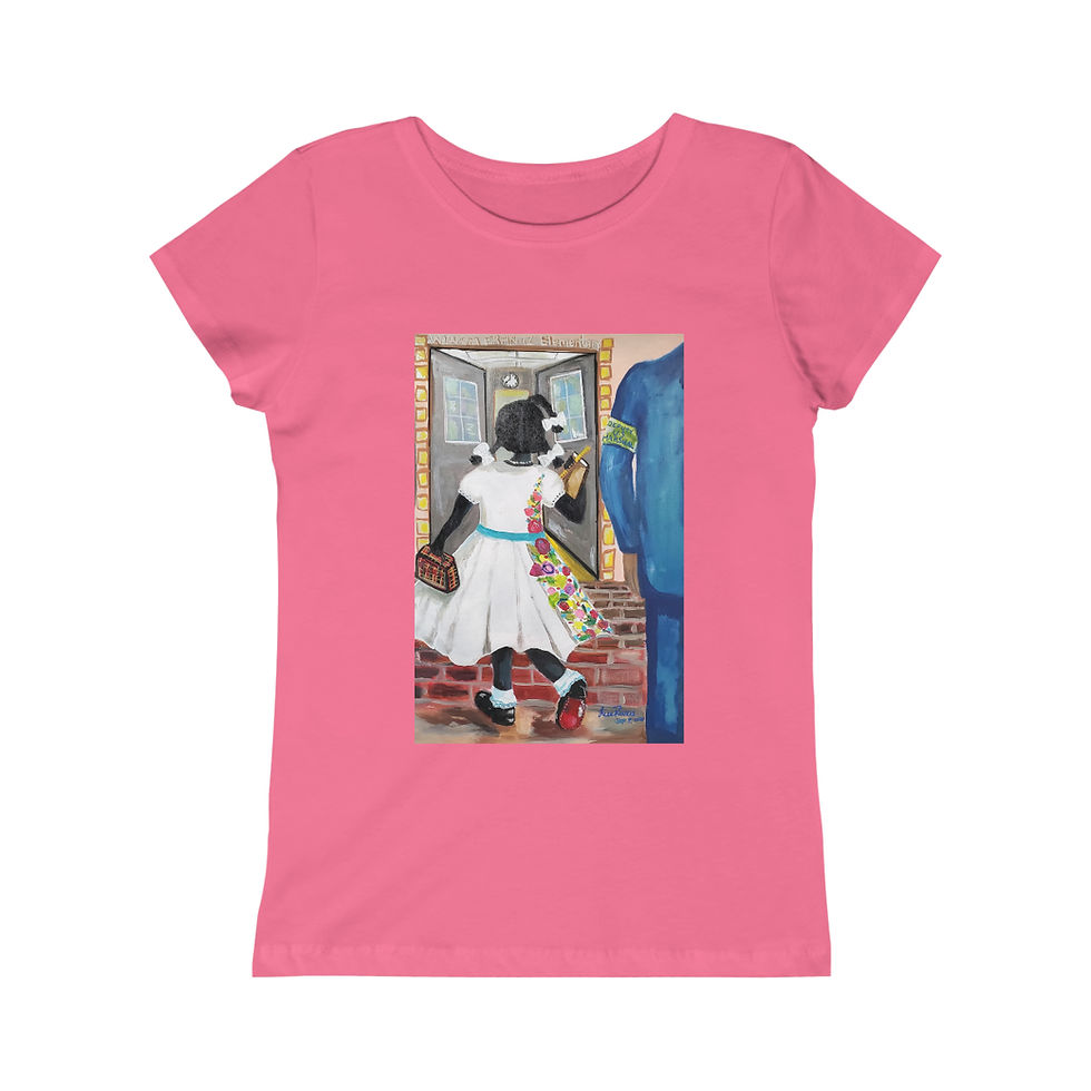 Thumbnail: Ruby's 1st School Day Girls Princess Tee