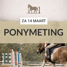 Ponymeting - za. 14 maart