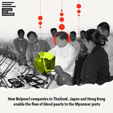 JFM says international Belpearl network continues funding Myanmar junta through pearl trade