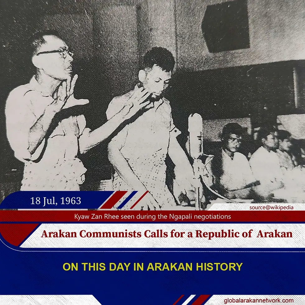 Arakan Communists Calls for a Republic of Arakan