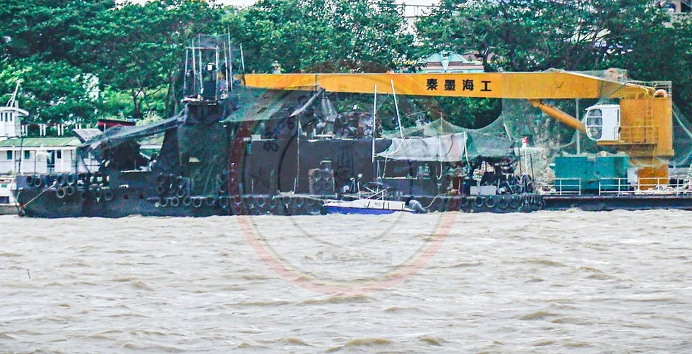 About 10,000 local residents from Kani flee again as the Myanmar junta’s fleet advances up the Chindwin River