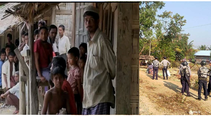 Terrorist Military Commission Begins Destroying Muslim Villages in Sittwe