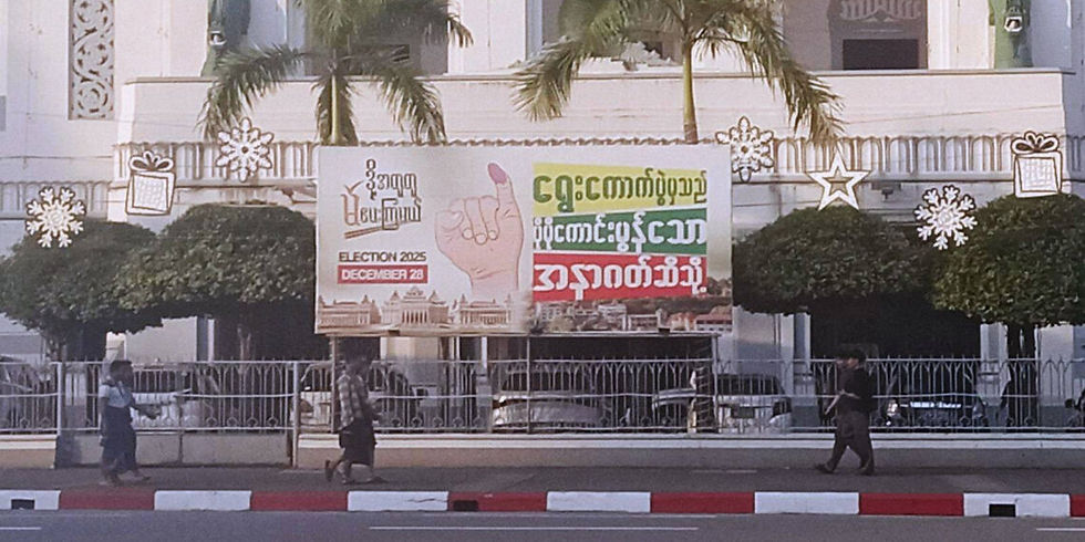 Election… What Election? Yangon Shrugs at Sunday’s Junta-Run Poll