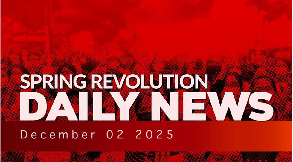 Spring Revolution Daily News for 2 December 2025