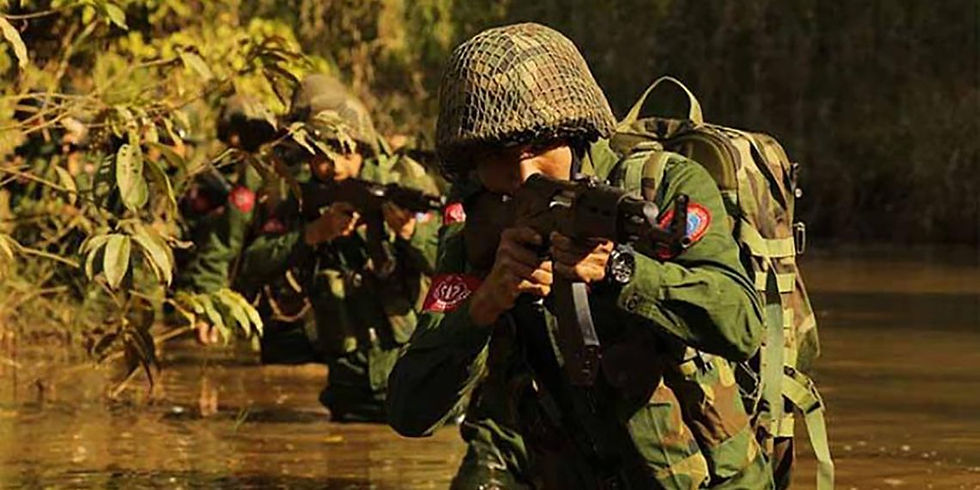 Myanmar Junta ‘Firing Nonstop’ as AA Tightens Noose on Rakhine Naval HQ