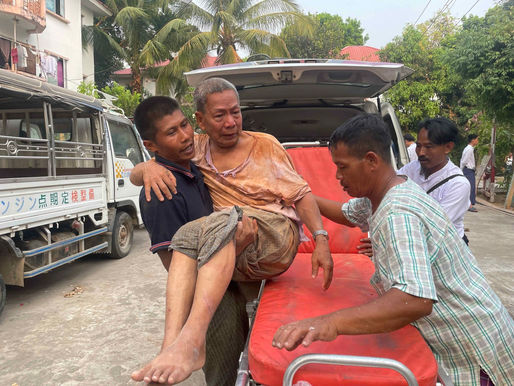 144 confirmed dead in Myanmar earthquake; death toll expected to rise
