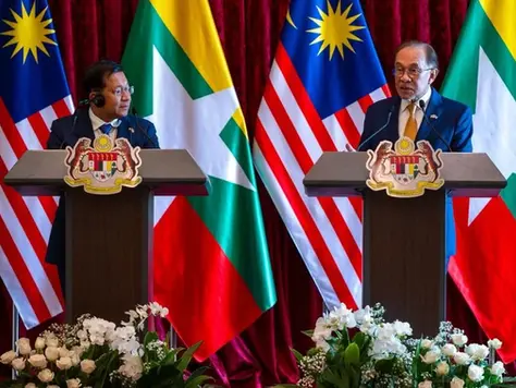 Myanmar Regime Leader Says Will Take Back Migrants From Malaysia ‘as Soon as Possible’