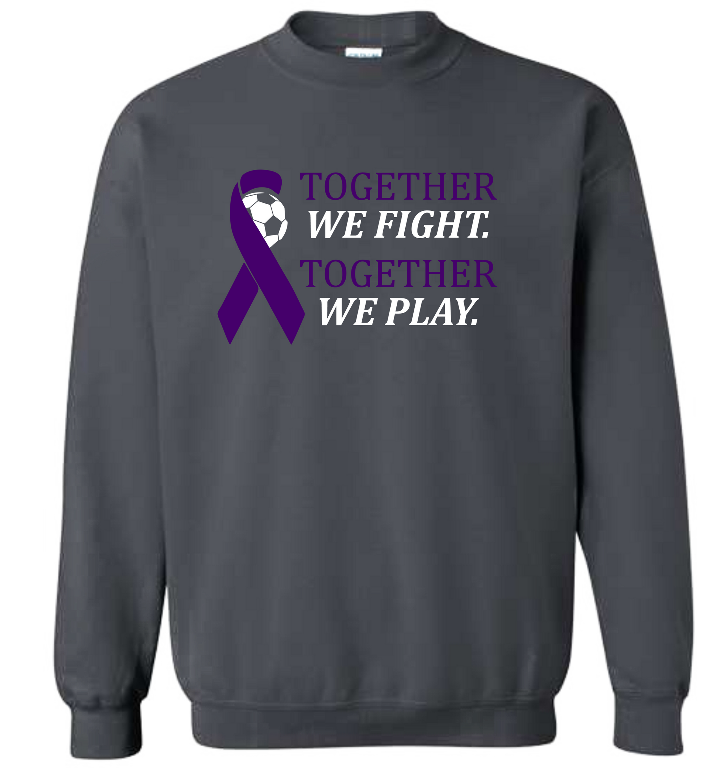 K-M Soccer Fighting Epilepsy Crewneck
