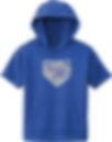 KoMet Baseball Poly Short Sleeve Hoodie
