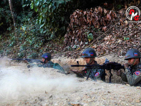 Junta, Arakan Army clash intensifies near Regional Operations Command in Sittwe