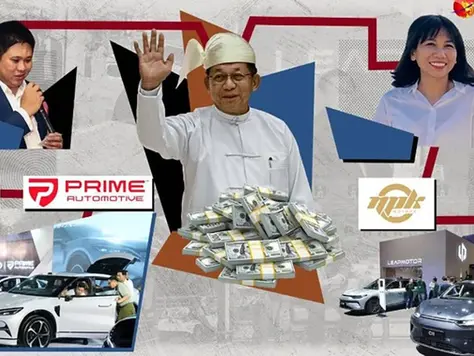 How Myanmar Regime Chief’s Family Profits From the State’s EV Policy